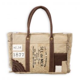 French Countryside Patchwork Weekender Bag