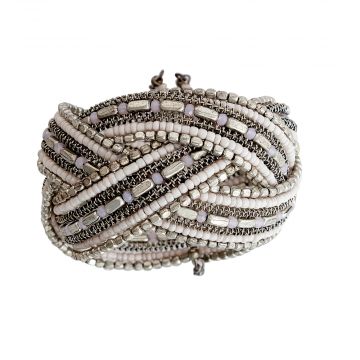 Intertwined Strands Cuff Bracelet