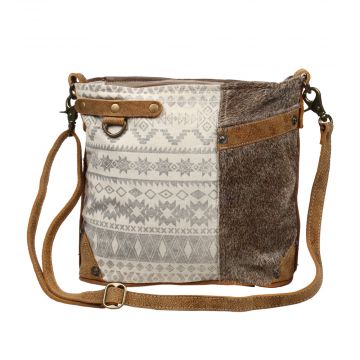 Myra Bag Leather Cowhide Satchel & Card Holder Wallet Western Shoulder Bag  New