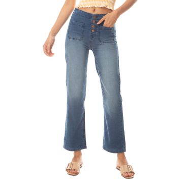 Sprico High-waist Buttoned STRAIGHT LEG Jeans
