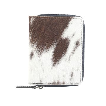 FURRY FAB LEATHER AND HAIRON WALLET