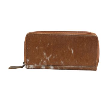 SAND DUNE  LEATHER AND HAIRON WALLET
