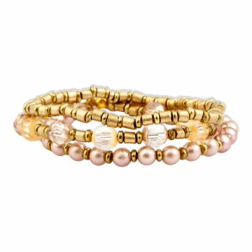 Sparkly pearl bracelet
