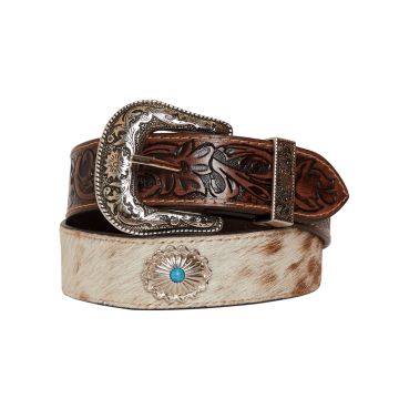 Mirky brown 
Hand-Tooled 
Leather Belt