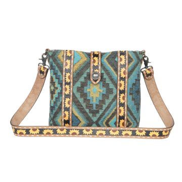 Forest Mist Hand-Tooled Bag