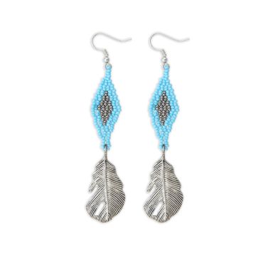 FEATHERED EARRING
