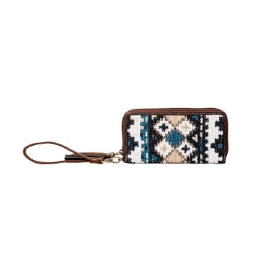 SAND OF SEA WOVEN FABRIC WALLET