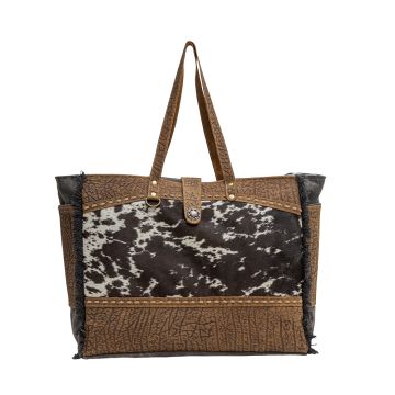 Asher Canvas And Hairon Bag