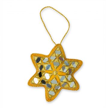 Jeweled Braid Trim Holiday Star
