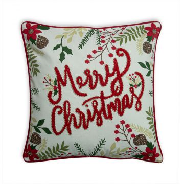 Merry Christmas Vintage Memories Pillow 