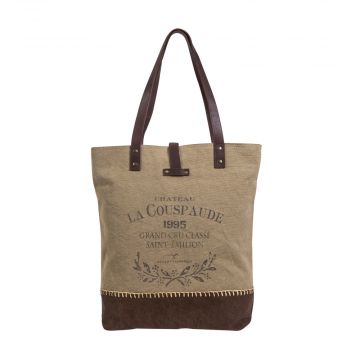 La Couspaude Vintage-Look Tote Bag