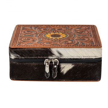 Prairie Mound Hand-tooled Valuables & Jewelry Box