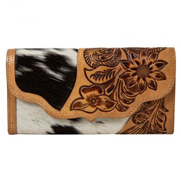 Blossoms in Bloom Hand-tooled Wallet
