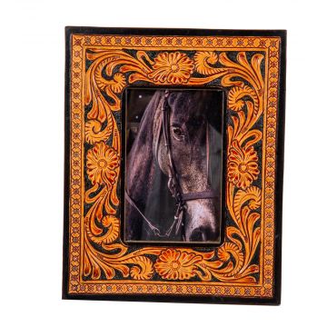 Classic Country Hand-tooled Photo  Frame