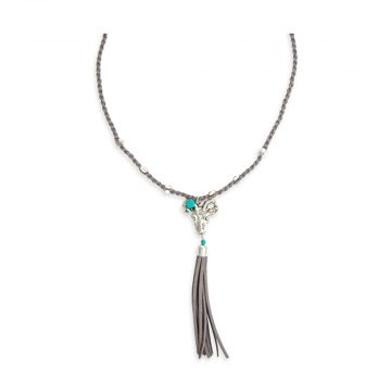 Canyon Ram Braid & Tassled Necklace