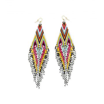 My Colors of the Wind Beaded Earrings