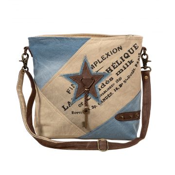 Blue Star Key Messenger Bag