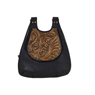 Minah Vista Hand-Tooled Bag
