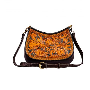 Daisy Hill Trail Hand-tooled Bag