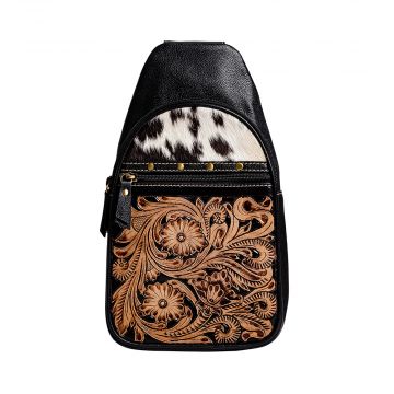 Old Mill Trail Hand-tooled Fanny Pack Bag