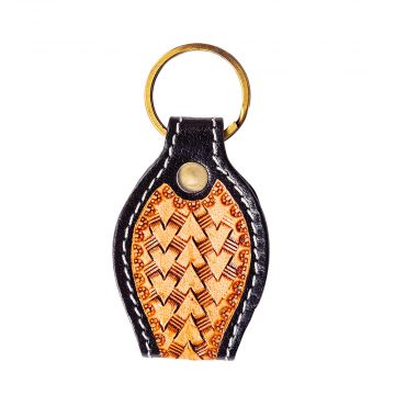 Pines Hand-tooled Key Fob
