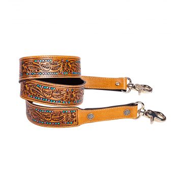 Mika Falls Hand-tooled Leather Strap
