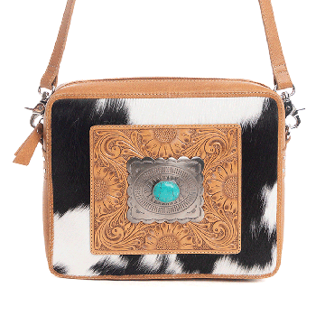 Mirage Trail Hand-Tooled Leather Bag