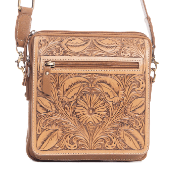 Breeze Wind Small Hand-Tooled Bag