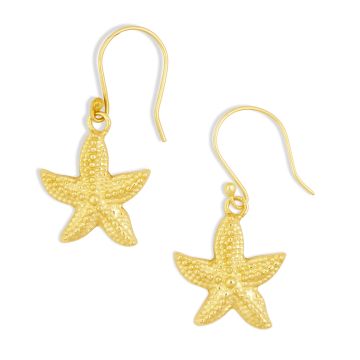 Luminous star earrings