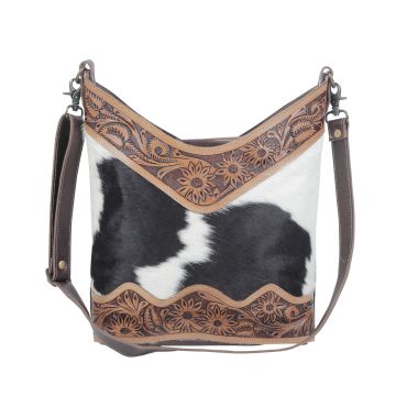 "coco and cream Hand-Tooled Bag"