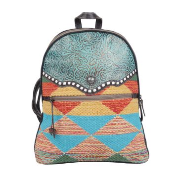 "Accented hues Backpack Bag"