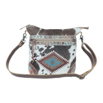 POSIE CANVAS AND HAIRON BAG