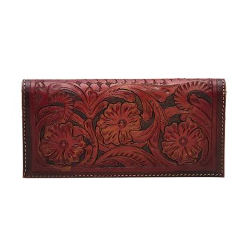 Zipper Red Wallet
