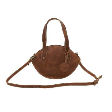 Brown Nest Leather & Hair On Bag